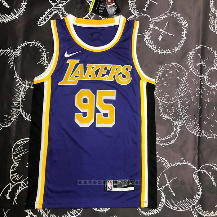 Camiseta Los Angeles Lakers Juan Toscano-Anderson #95 Statement 2020-21 Violeta